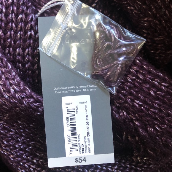 WORTHINGTON Sweater Size XXL Fits Smaller Knit Raglan Sleeve Shimmer - Picture 7 of 7